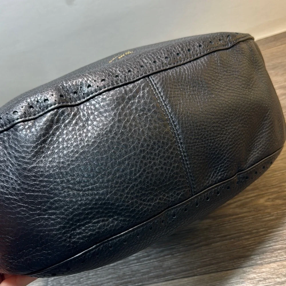 Kate Spade Black Leather Hobo Bag